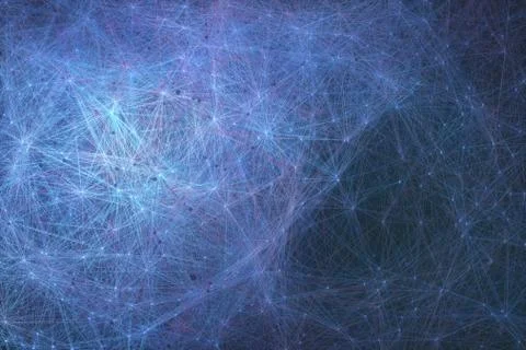 Biomechanical Cells Artificial Intelligence Neural Brain Stock Illustration
