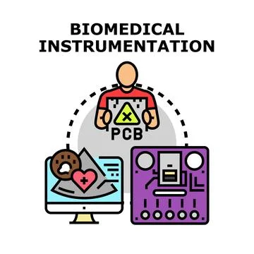 Biomedical instrumentation for medical device development Stock Illustration