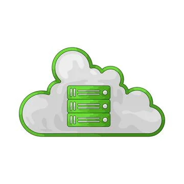 Biometric cloud illustration 스톡 일러스트