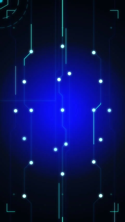 Biometric face scan digital interface technology, cyber security identity v.. Video stock 348325194