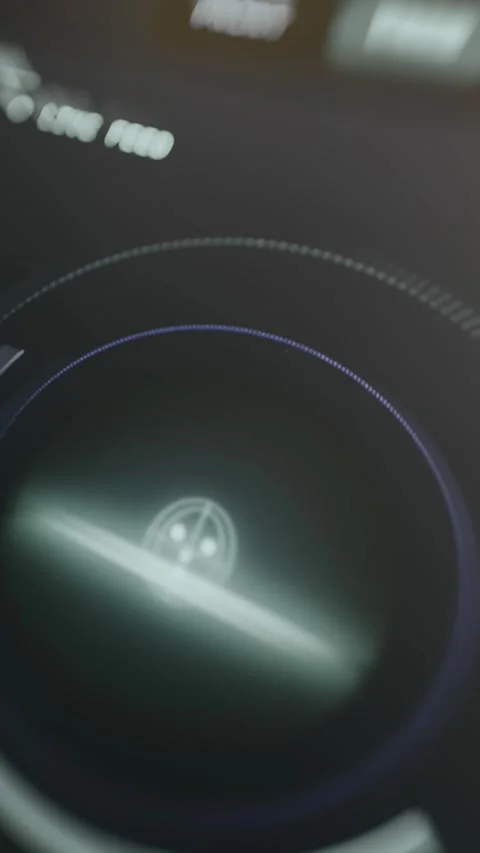Biometric face scan verifying identity for authentication access Stock Footage 335457205