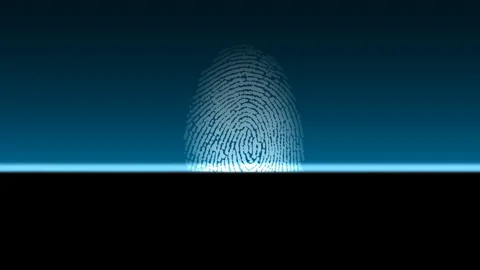 Biometric Fingerprint Scanner Stock Footage 293346137