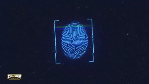 Biometric Glitch Logo Reveal Stock After Effects