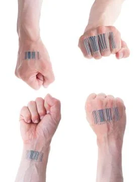Biometric id concept. Foto stock