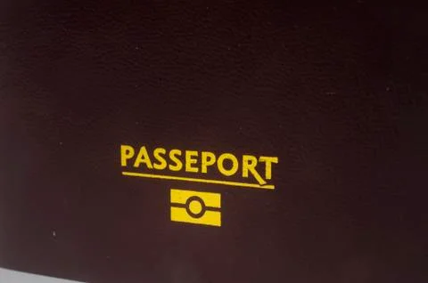 Biometric passport Stock Photos