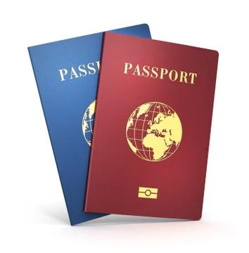 Biometric passports Stock Illustration