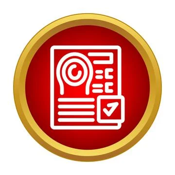 Biometric profile scan with retinal identity verification Stock Illustration