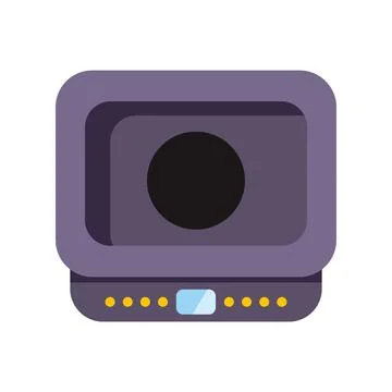 Biometric scanner recognizing identity for security and access Stock Illustration