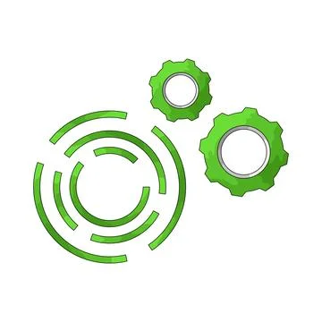 Biometric settings illustration Stock Illustration