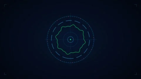 Biometric Spectroscopy Laser Reticle Scanning UI 스톡 동영상 345224227