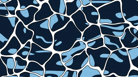 Biomorphic abstract background. Abstract organic blue pattern. Stock Footage 330000020