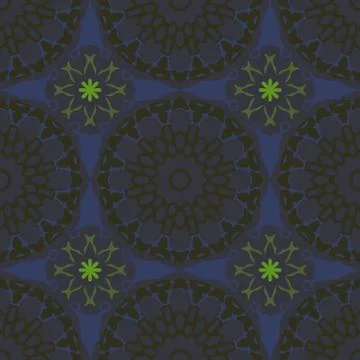 Biomorphic circular large scale seamless pattern Illustrazione stock