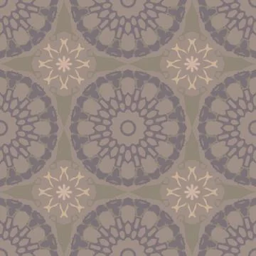 Biomorphic circular large scale seamless pattern Stock Illustration