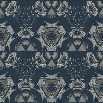 Biomorphic highly detailed seamless pattern 스톡 일러스트