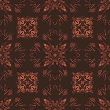 Biomorphic nature like seamless pattern Illustrazione stock