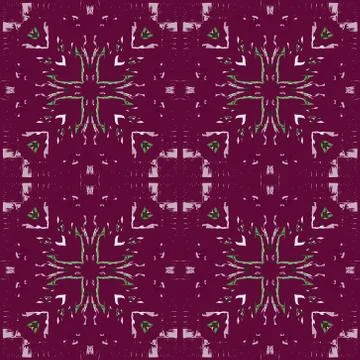 Biomorphic particles seamless pattern Stock Illustration