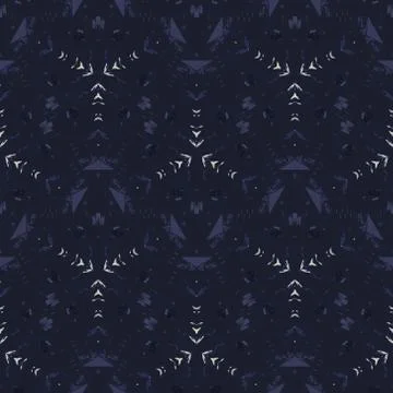 Biomorphic particles seamless pattern Stock Illustration