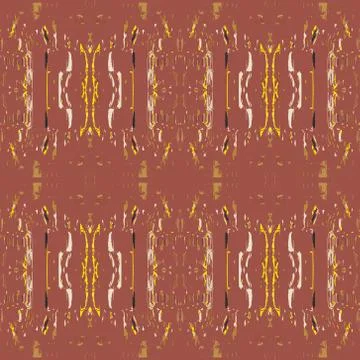 Biomorphic particles seamless pattern Stock Illustration