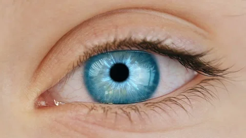 Bionic eye closeup view 스톡 동영상 196150850