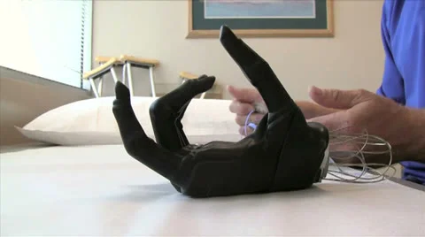 Bionic hand 2 Stock Footage 26101558
