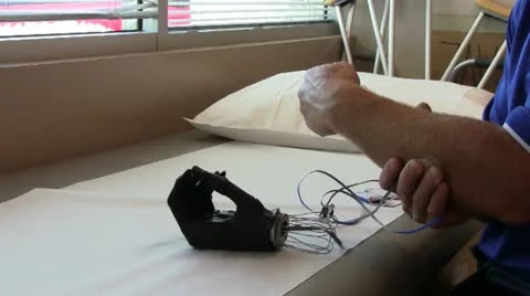 Bionic hand Stock Footage 14924830