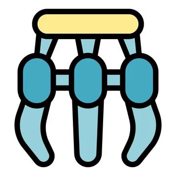 Bionic hand prosthesis helping people with disabilities Stock Illustration