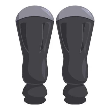 Bionic legs standing prosthetic limbs technology イラスト素材