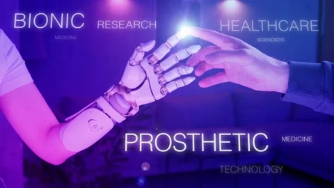 Bionic medicine visual animation concept Stock Footage 261887834