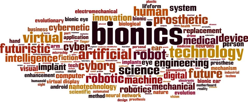 Bionics word cloud イラスト素材