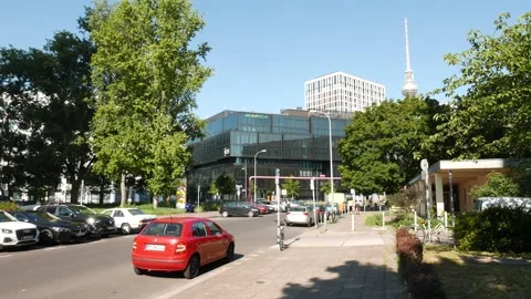 BioNtech and N26 Bank Headquarters in Berlin Germany 1 August 16 2024 Stock Footage 281951653