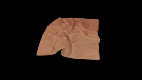 Bioprinted skin. 3d animation render. Stock Footage 255920879