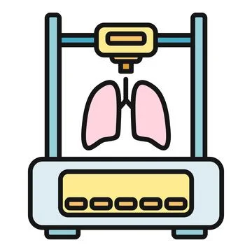 Bioprinting human lungs using advanced 3d printer technology Stock Illustration