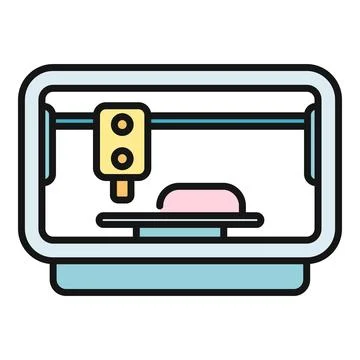 Bioprinting organ structure using 3d printing technology Stock Illustration