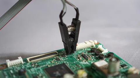 BIOS chip programmer Foto stock