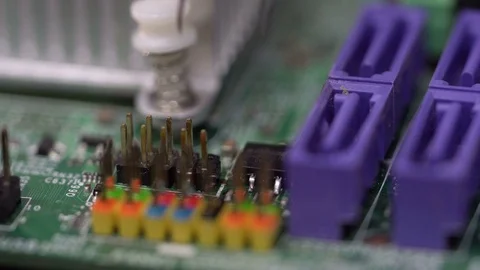 BIOS Chip Removal using basic tools Stock-Footage 71247406