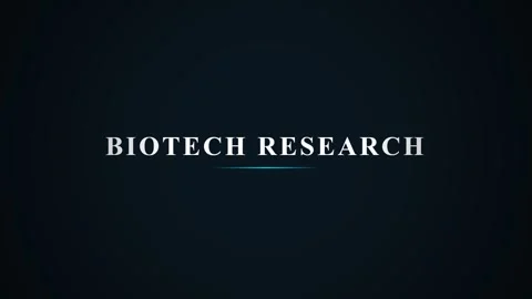 Biotech Research Title Screen: Scientific Innovation and Life Science Concept Stock Footage 336806012