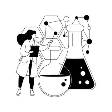 Biotechnology abstract concept vector illustration. Stock Illustration