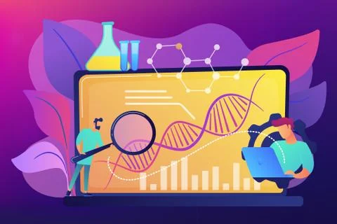 Biotechnology concept vector illustration. Stock Illustration