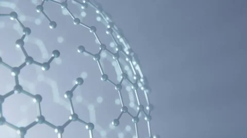 Biotechnology Sphere. Biotech genetic therapy. Concept of science and technology Stock Footage