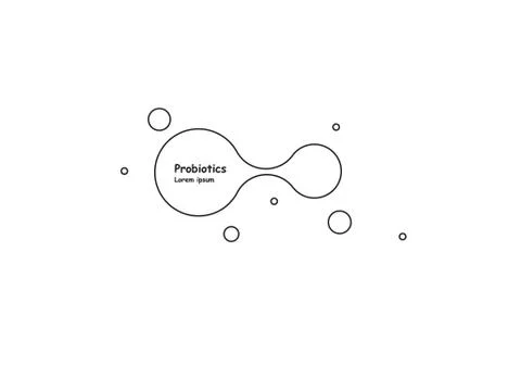 Biotechnology. Symbol molecule. Vector logo template. Abstract molecule vector 스톡 일러스트