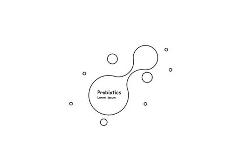Biotechnology. Symbol molecule. Vector logo template. Abstract molecule vector 스톡 일러스트