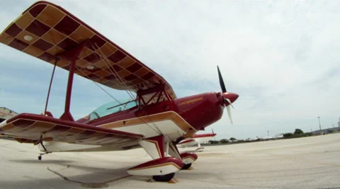 Biplane Aerobatic 스톡 동영상 29733648