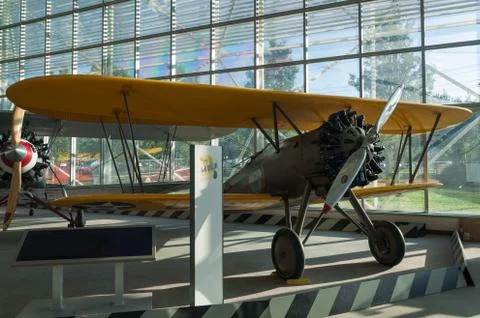 Biplane fighter Stock Photos