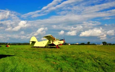 Biplane Stock Photos
