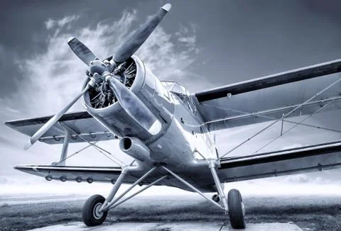 Biplane 写真素材