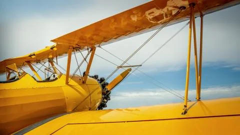 Biplane 스톡 사진