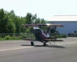 Biplane Spinning with Smoke SD Footage