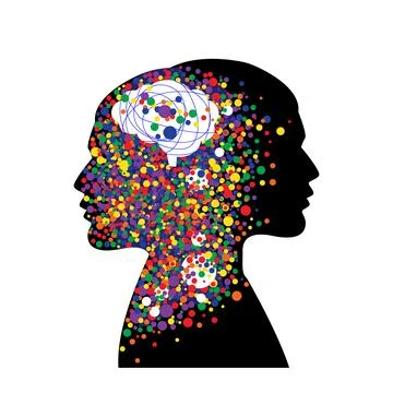Bipolar disorder concept Stock Illustration