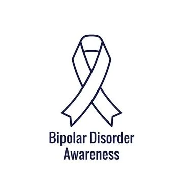 Bipolar Disorder or Depression BP Icon Set Showing Mental Health Symbols Stockillustratie