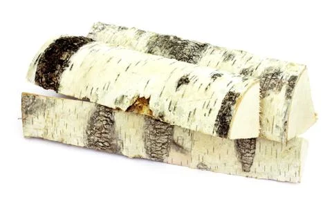 Birch  firewoods Stock Photos